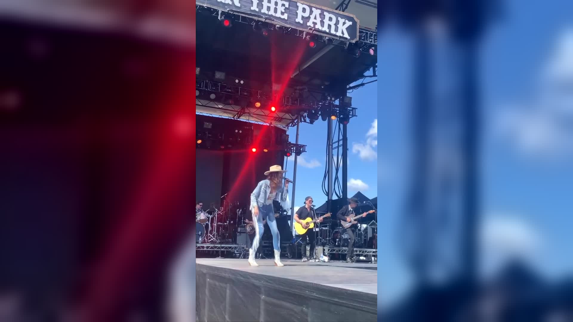 Heidi Merrill performing live on stage, highlights from her shows